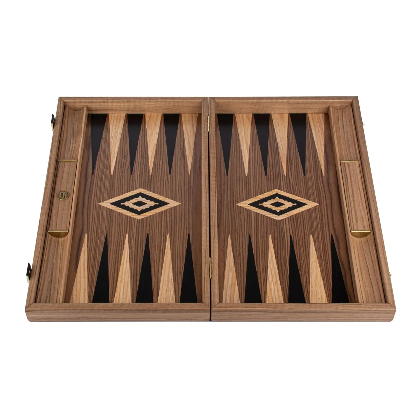 Backgammon en noyer - Naturel - Image 3