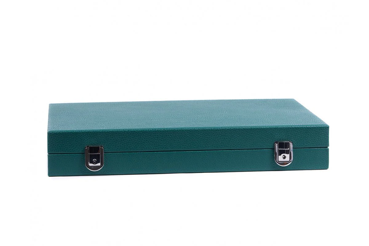 Backgammon Hector Saxe - Buffle vert - Grand - Image 3