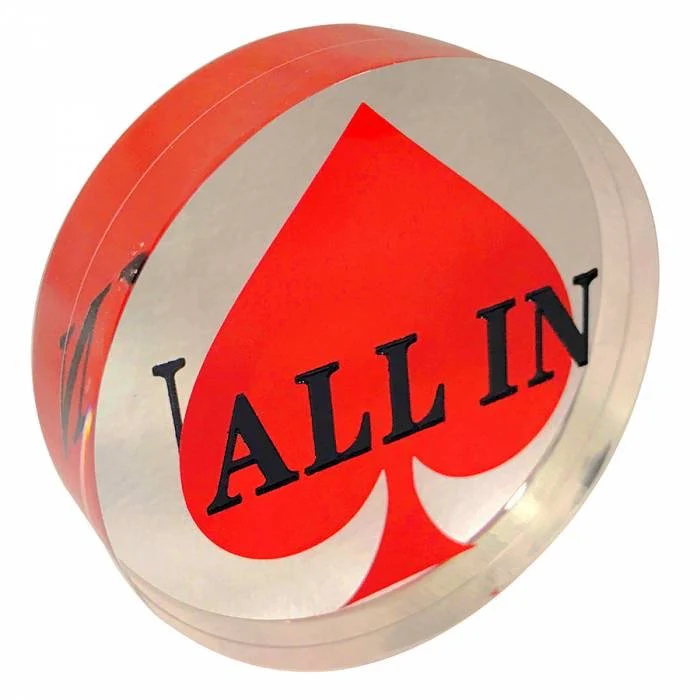 Bouton All in - Transparent