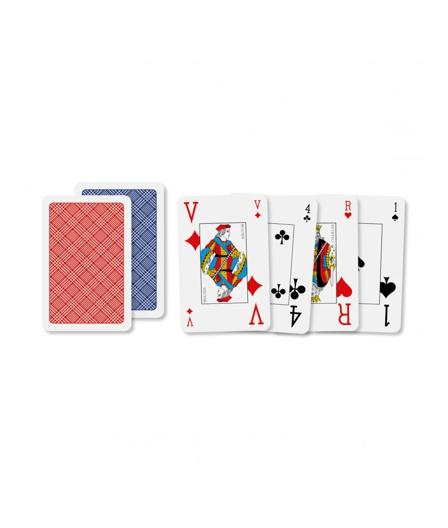 Coffret double - Cartes Rami / Bridge - Vision