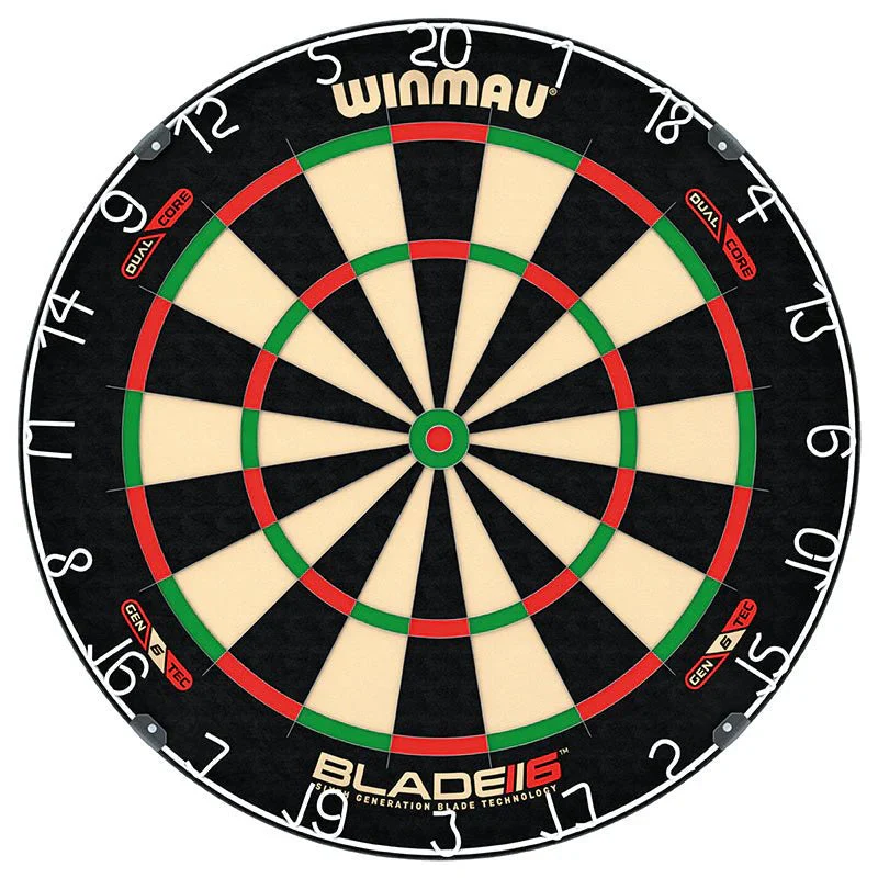 Cible fléchettes professionnelle - Winmau Blade 6 Dual Core