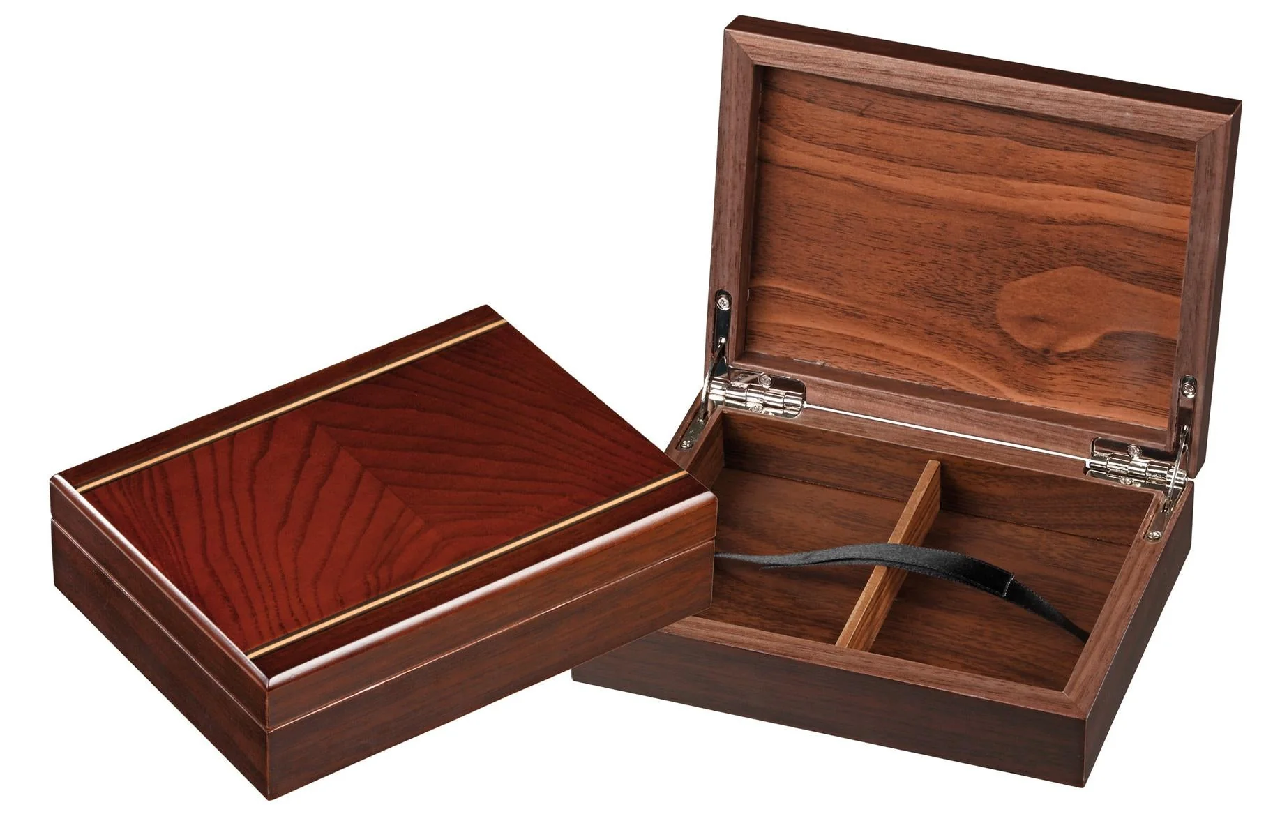 Coffret bridge en Noyer - Vide