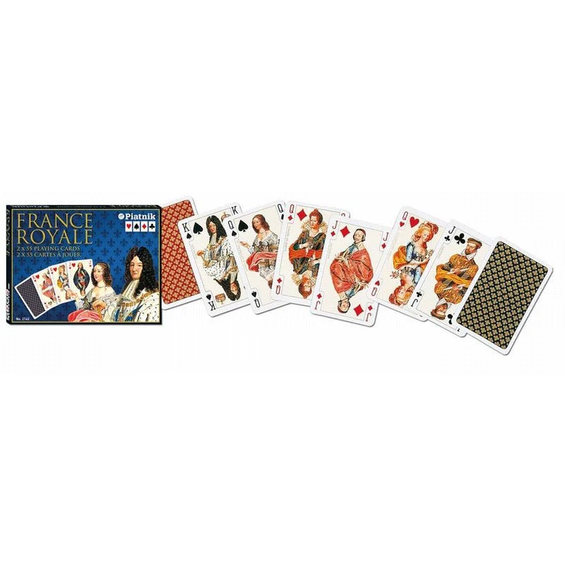 Coffret double Piatnik - France Royale