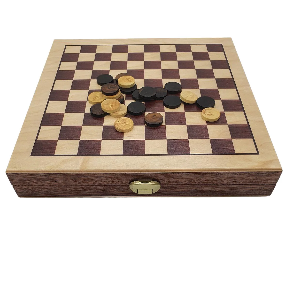 Coffret Echecs / Dames - CHAVET - Pièces en buis - Image 2