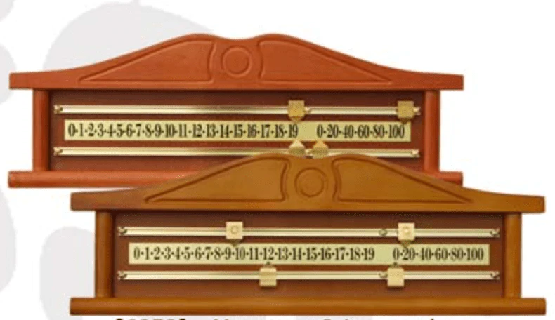 Compteur / Marqueur de billard 2 joueurs
