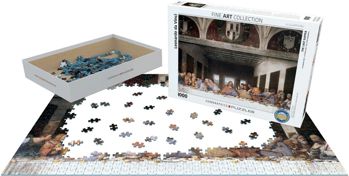 Puzzle Eurographics - 1000 p - La cène - De Vinci - Image 2