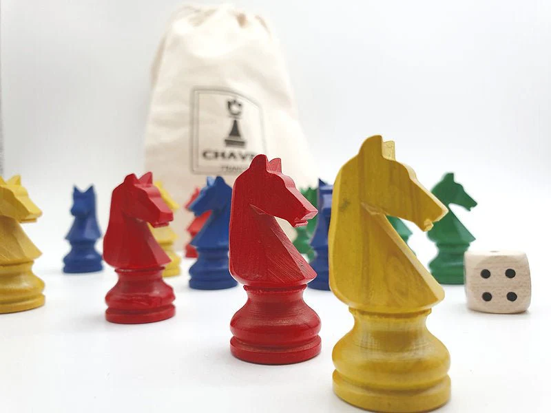 Dadas pour jeu de petits-chevaux en sachet