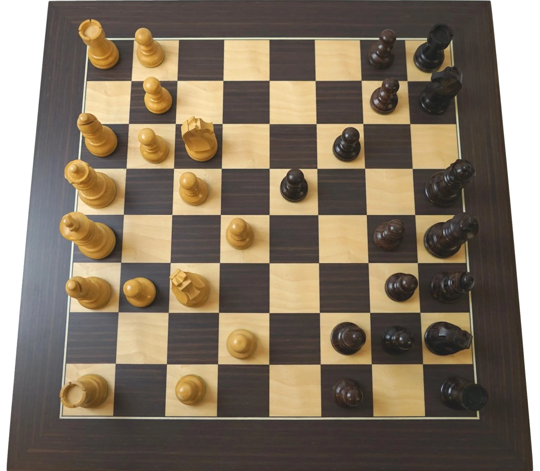 Ensemble jeu d'échecs Club en macassar et sycomore - Pièces palissandre et buis - Image 5