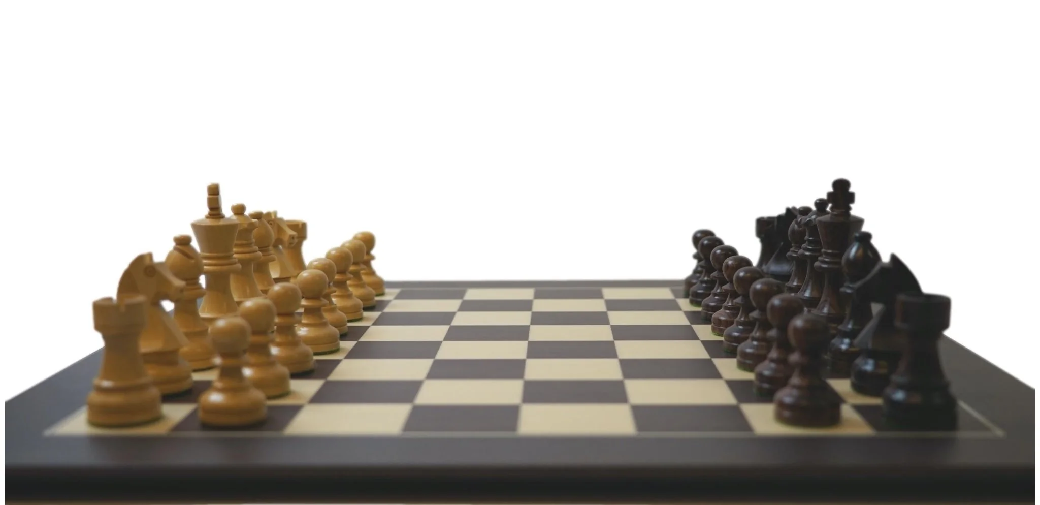 Ensemble jeu d'échecs Club en wengé - biseauté - Pièces en palissandre et buis - Image 4
