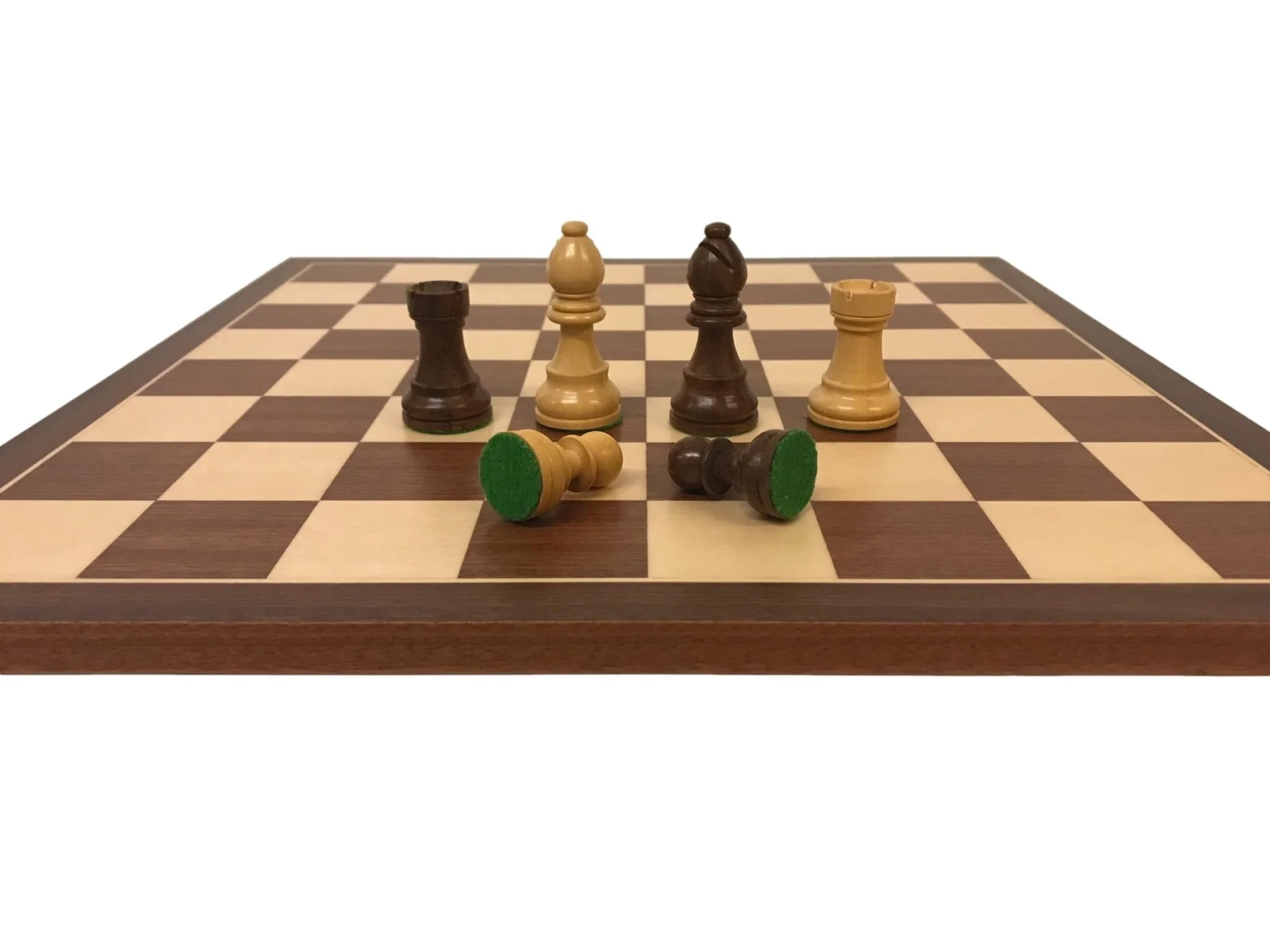 Ensemble jeu d'échecs Deluxe en acajou et sycomore - bords fins - Image 10