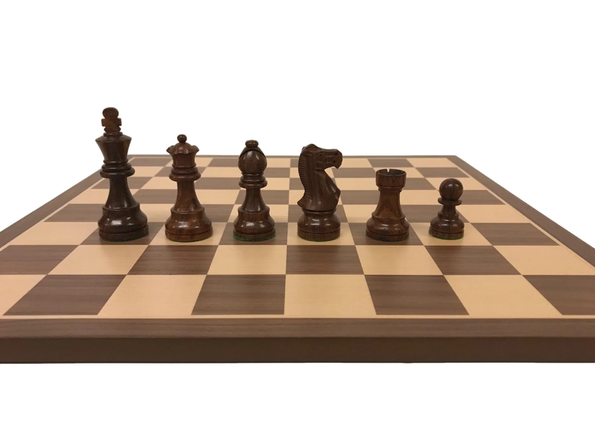 Ensemble jeu d'échecs Deluxe en acajou et sycomore - bords fins - Image 16