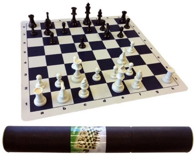 Ensemble Échecs plastique / silicone en tube T5