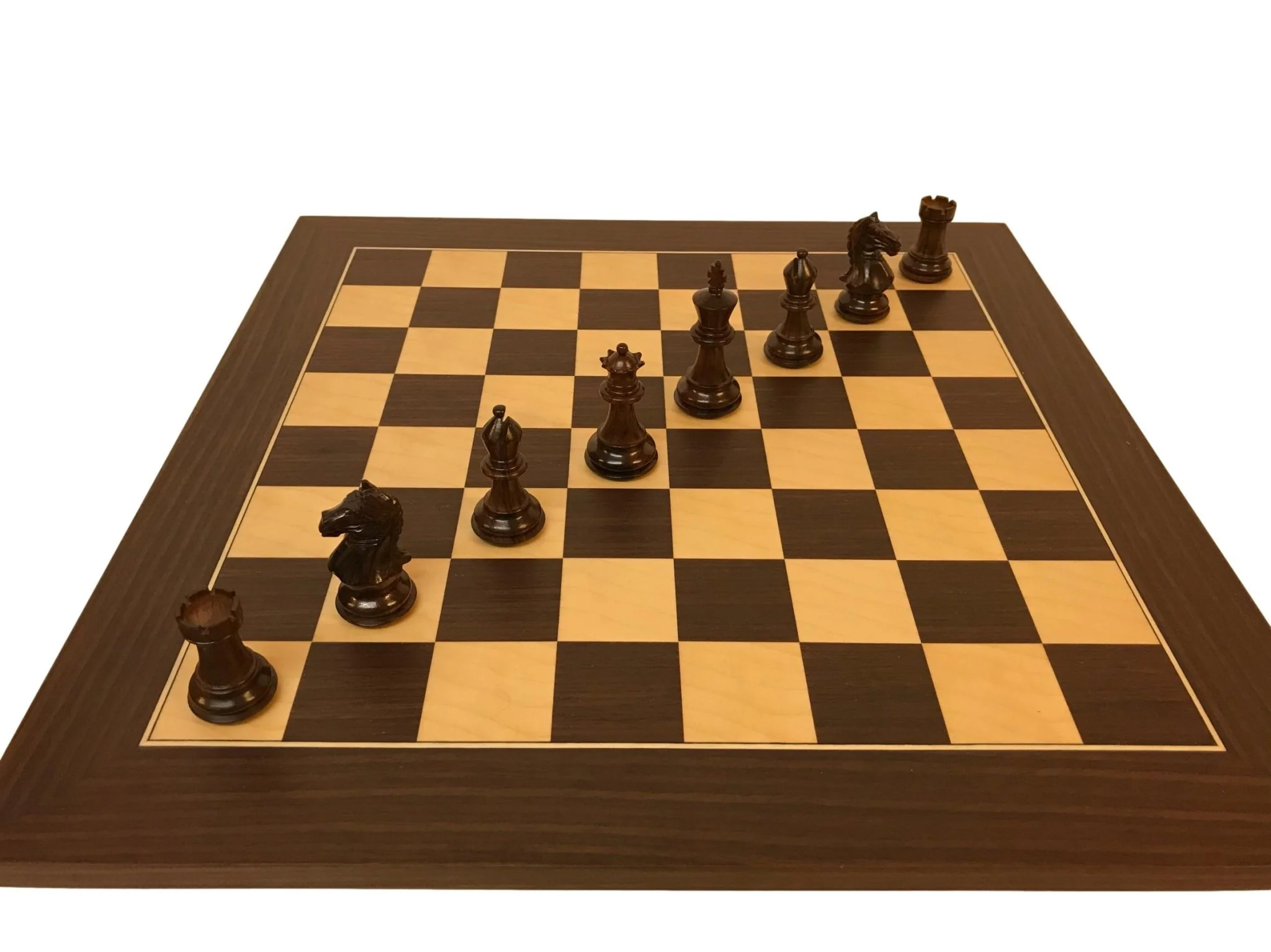 Ensemble jeu d'échecs Suprême en macassar et sycomore - Pièces Palissandre et Buis - Image 13