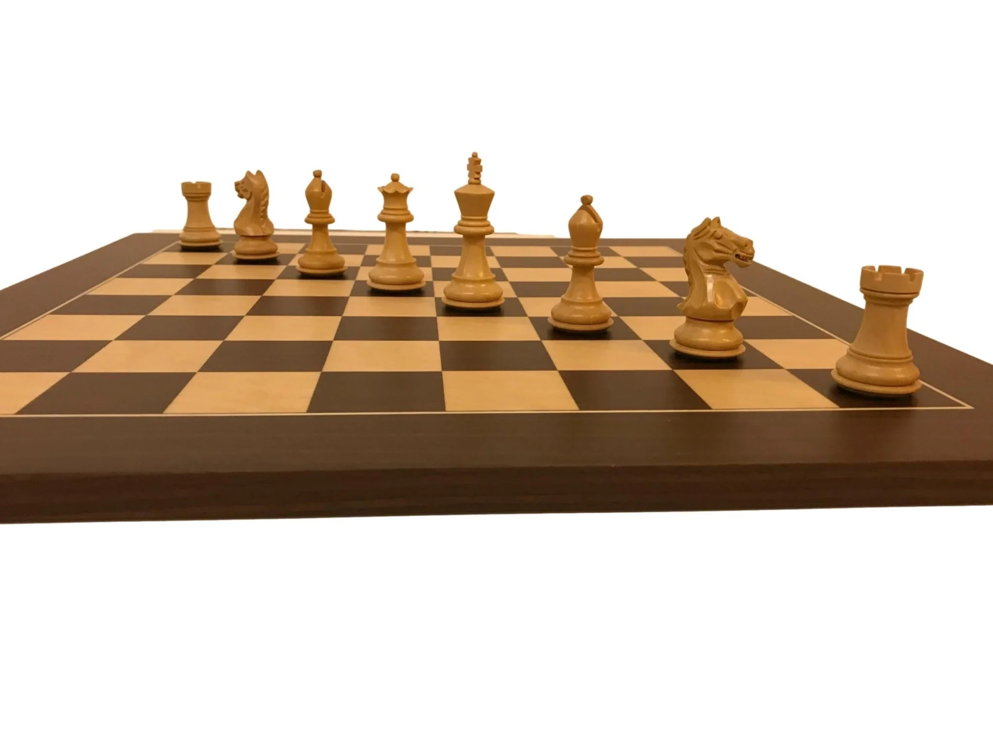 Ensemble jeu d'échecs Suprême en macassar et sycomore - Pièces Palissandre et Buis - Image 14