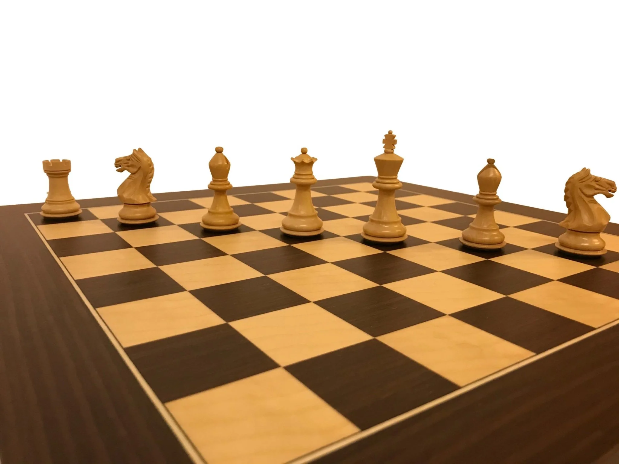 Ensemble jeu d'échecs Suprême en macassar et sycomore - Pièces Palissandre et Buis - Image 3
