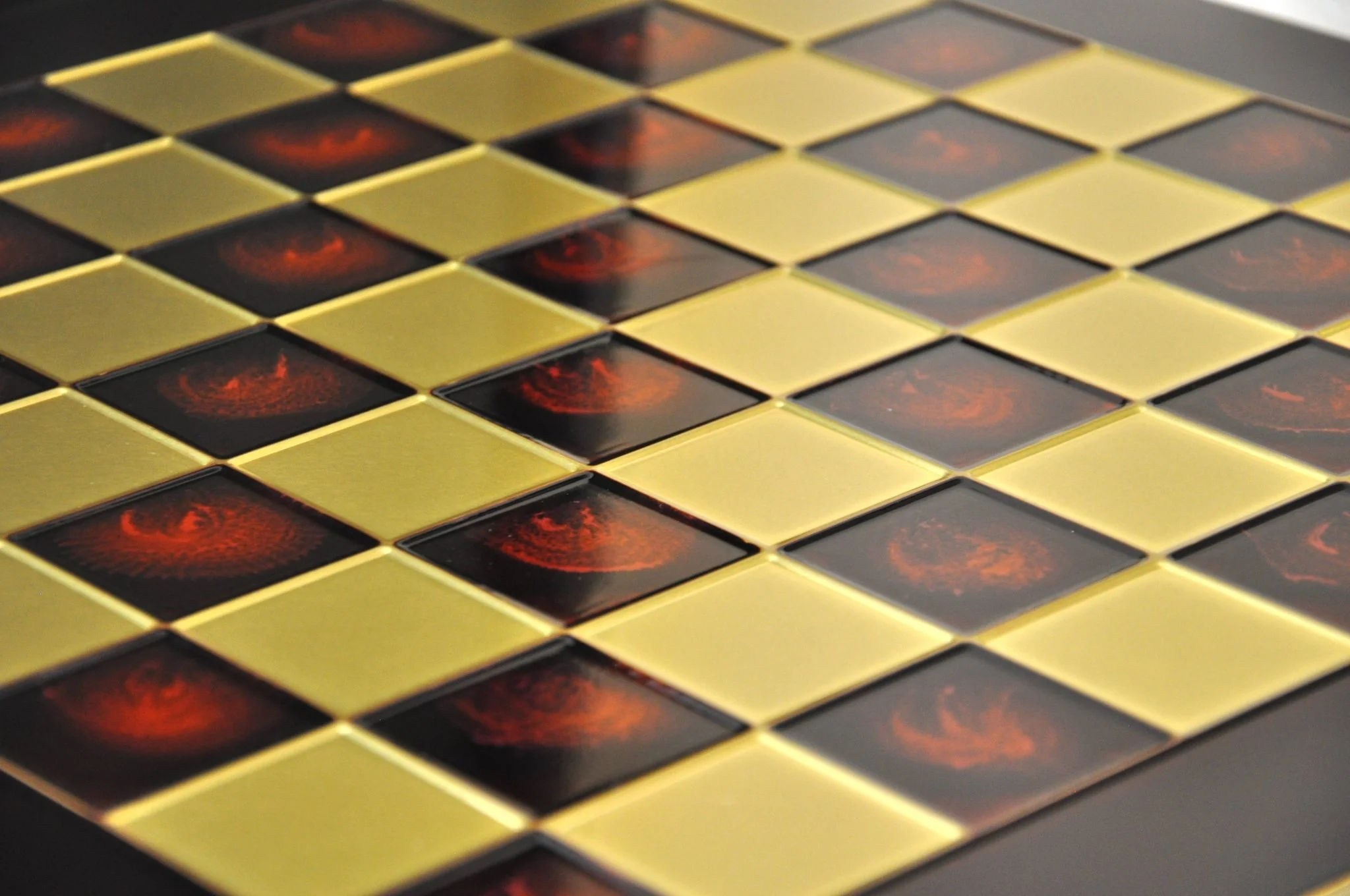 Ensemble jeu d'échecs en métal - coffre - Manopoulos - Image 2