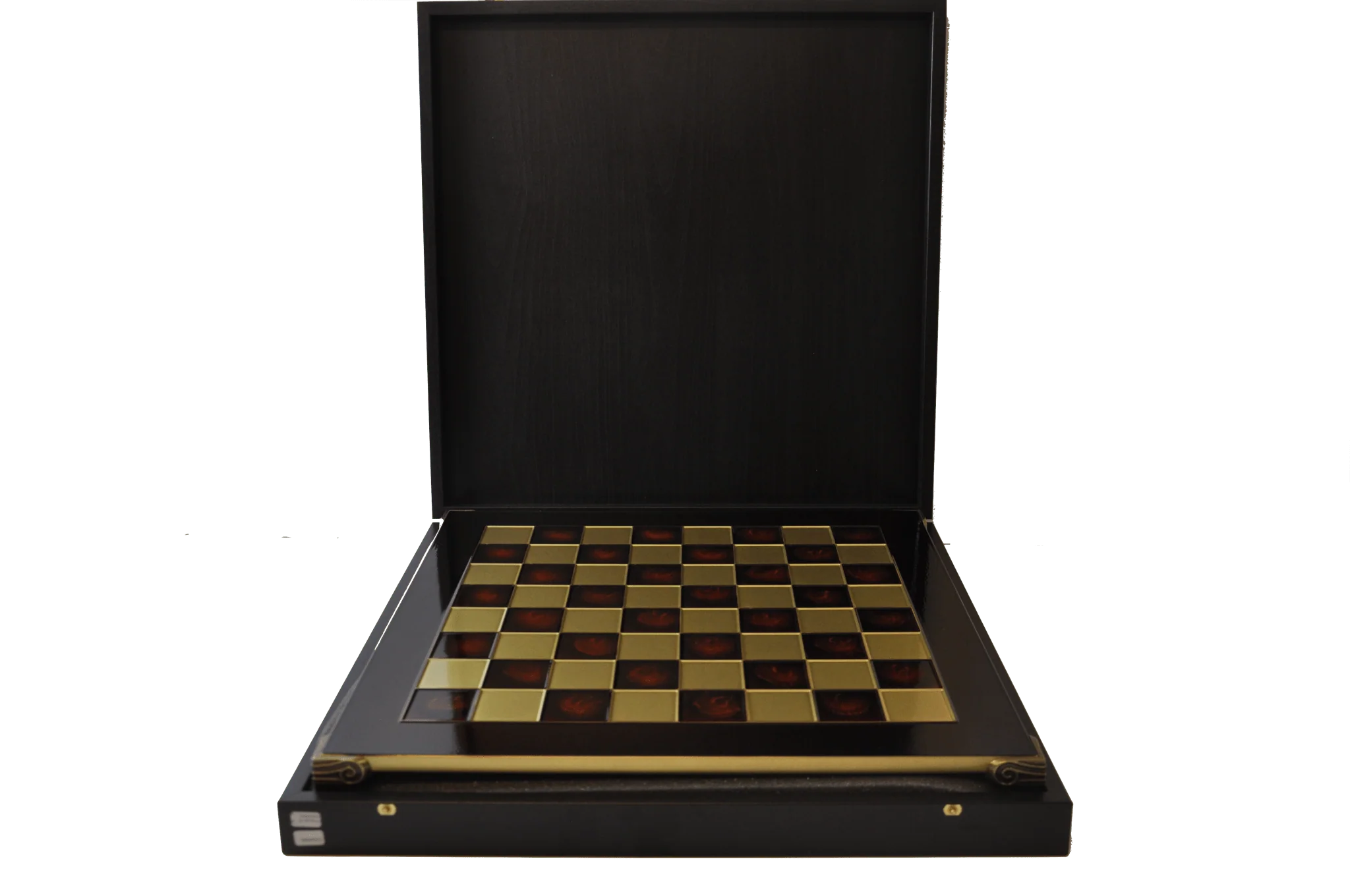 Ensemble jeu d'échecs en métal - coffre - Manopoulos - Image 6