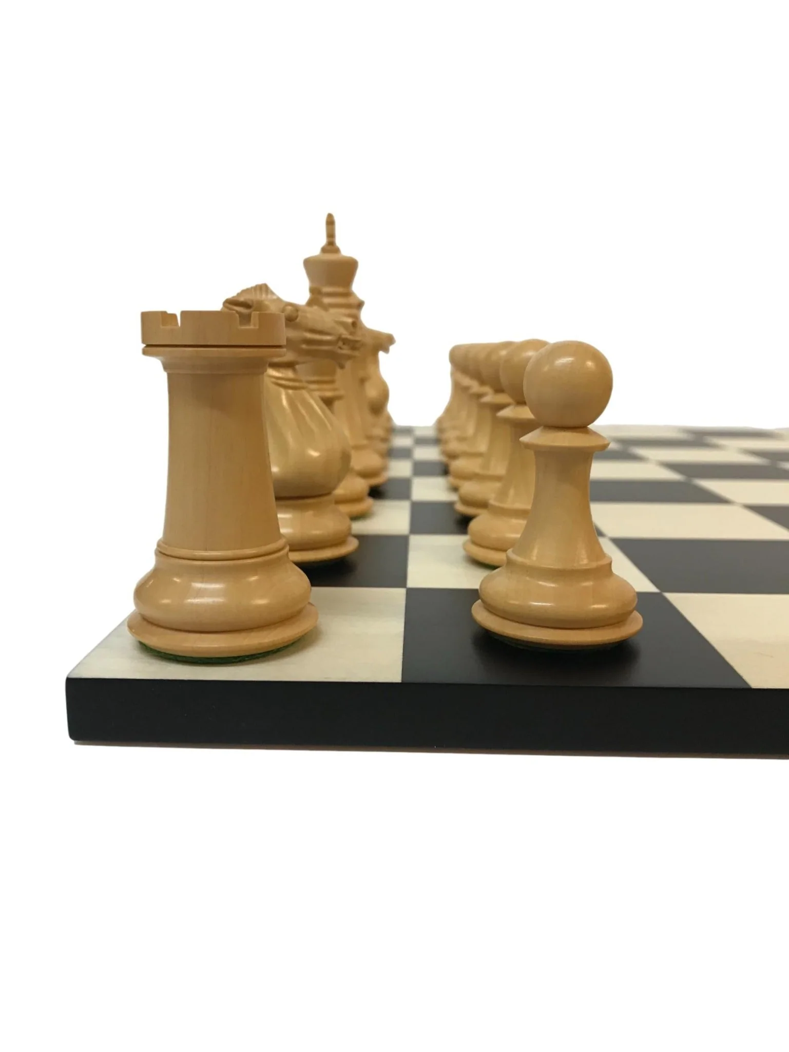 Ensemble jeu d'échecs Moderne Ultime en buis et poirier teinté - sans bords - Image 4