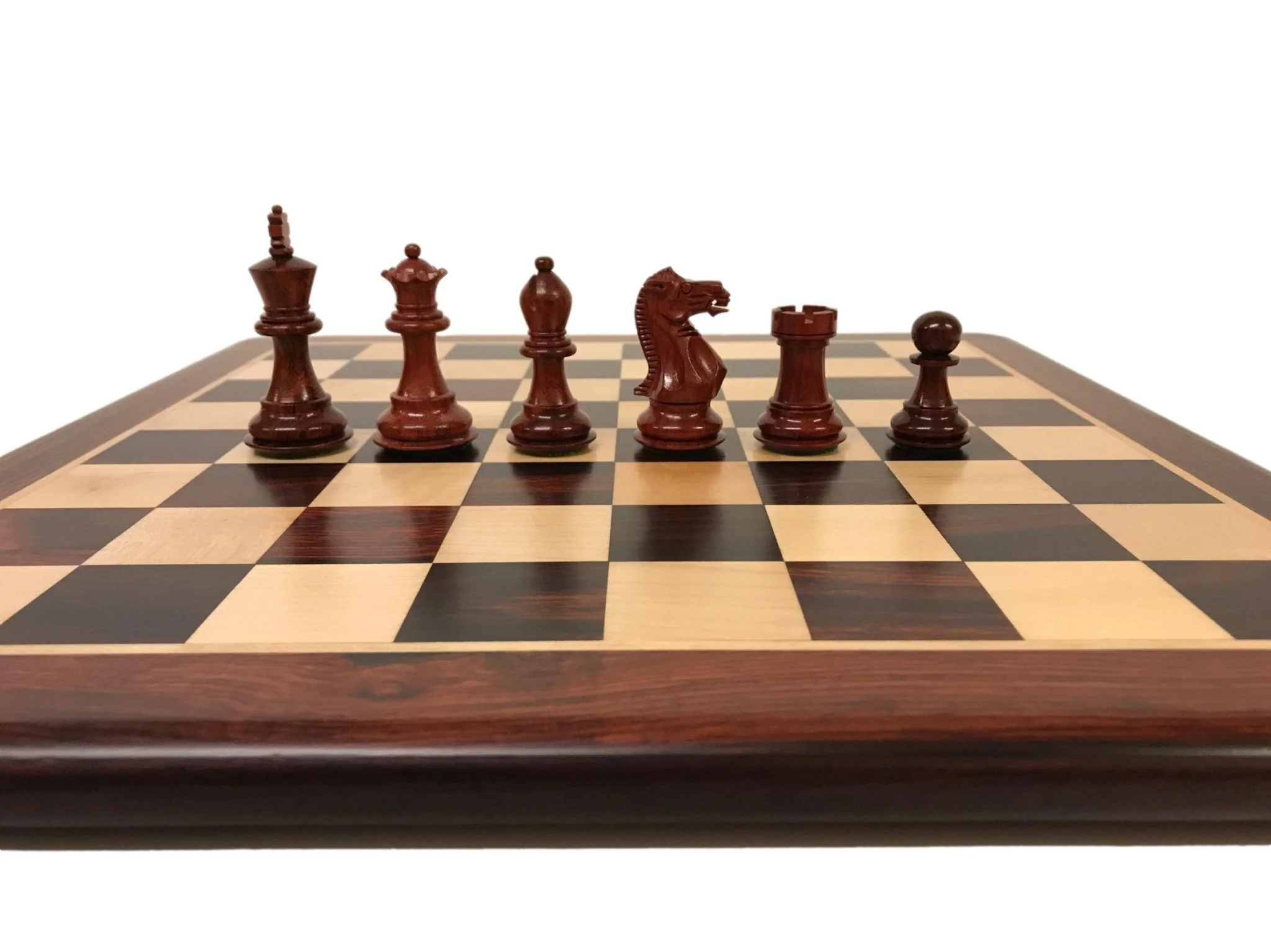Ensemble jeu d'échecs Ultime en palissandre et sycomore - laqué - Pièces en bois de Rose et Buis - Chopra - Image 10