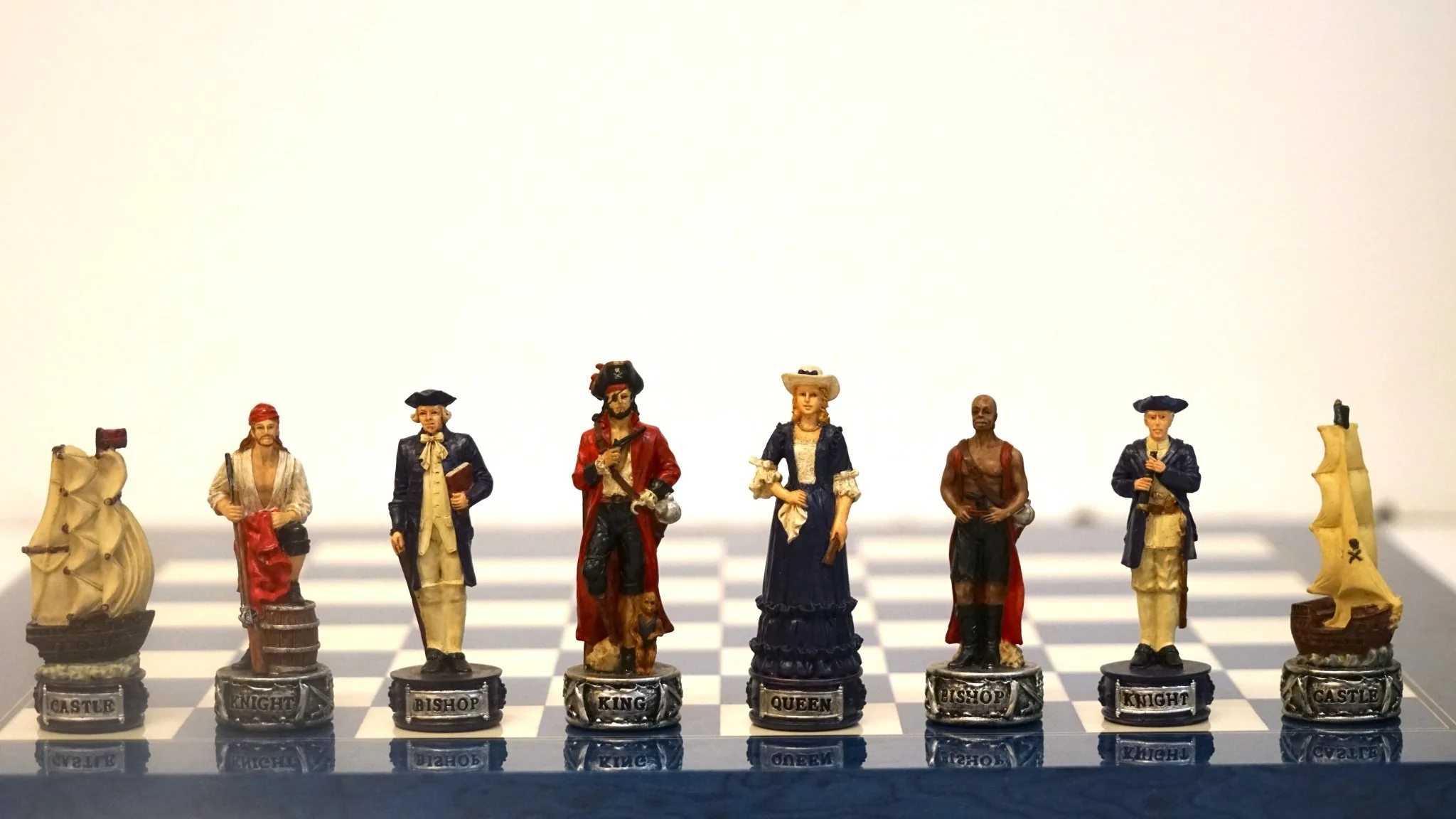 Ensemble pirates contre la marine - Laqué bleu - Image 5