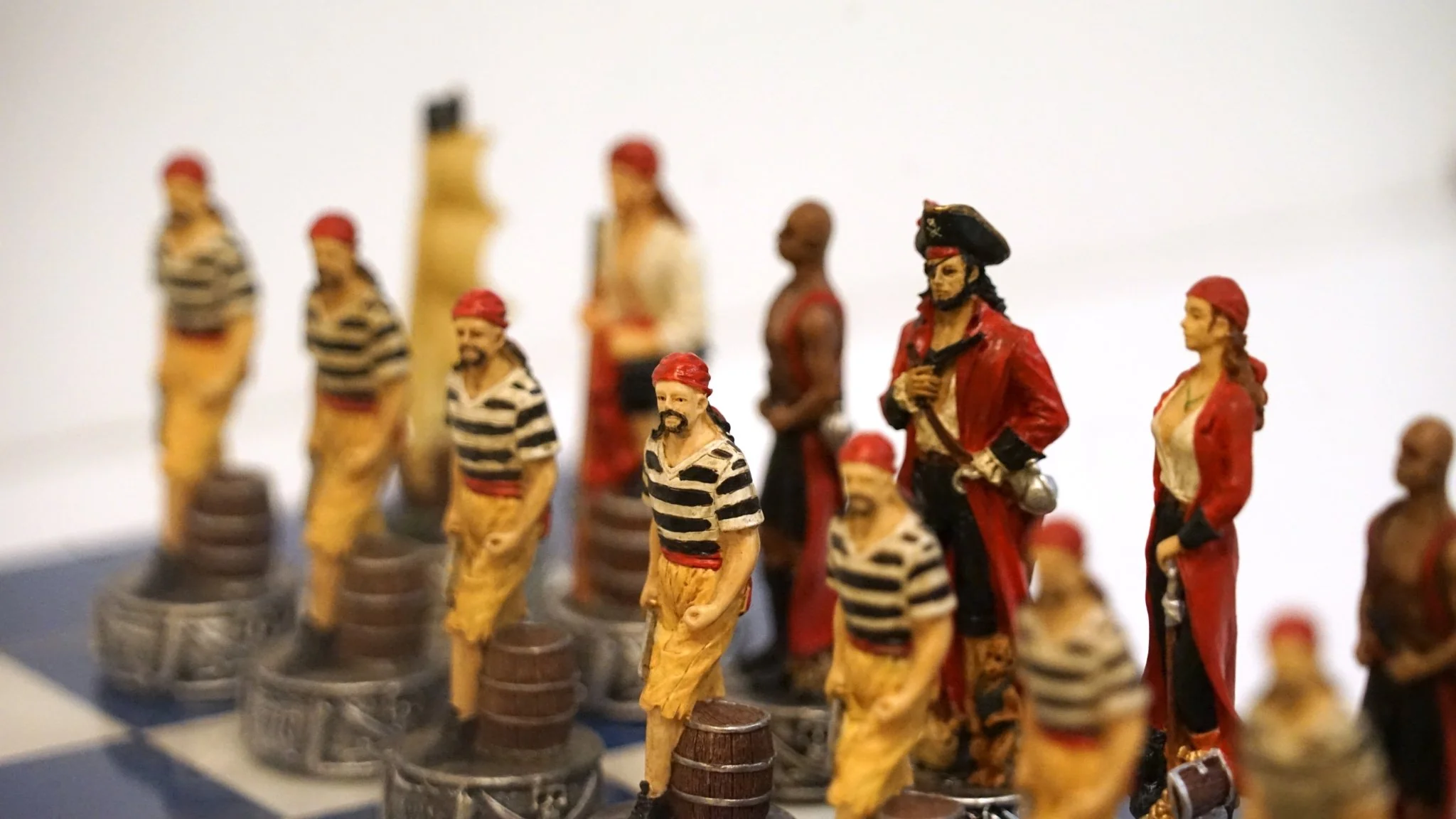 Ensemble pirates contre la marine - Laqué bleu - Image 6