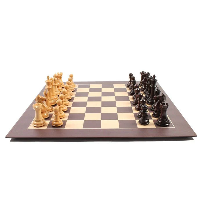 Ensemble jeu d'échecs Suprême en Wengé - Pièces palissandre et buis - Image 2