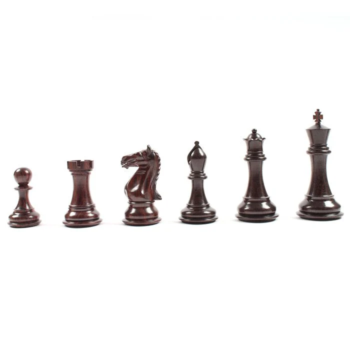 Ensemble jeu d'échecs Suprême en palissandre et sycomore - Bords Fins - Pièces Palissandre et Buis - Image 14