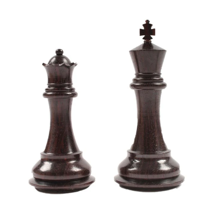 Ensemble jeu d'échecs Suprême en palissandre et sycomore - Bords Fins - Pièces Palissandre et Buis - Image 15