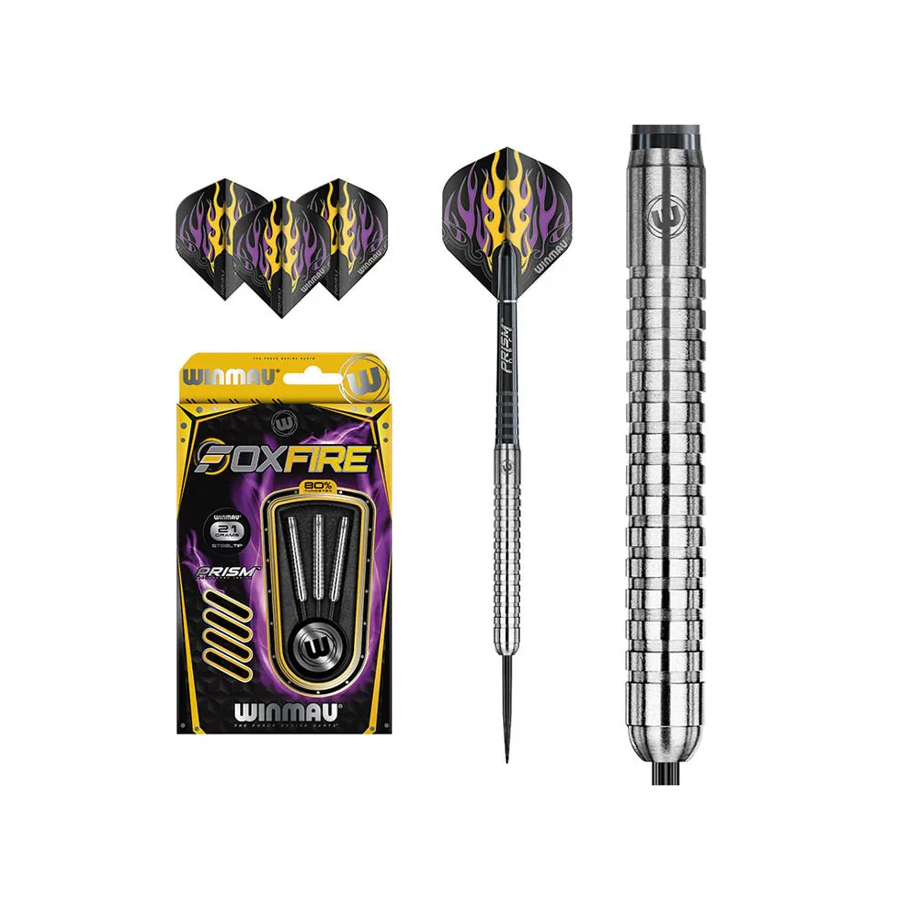 Fléchettes 80% Tungstène - Foxfire - Winmau - 21 Gr - Image 2
