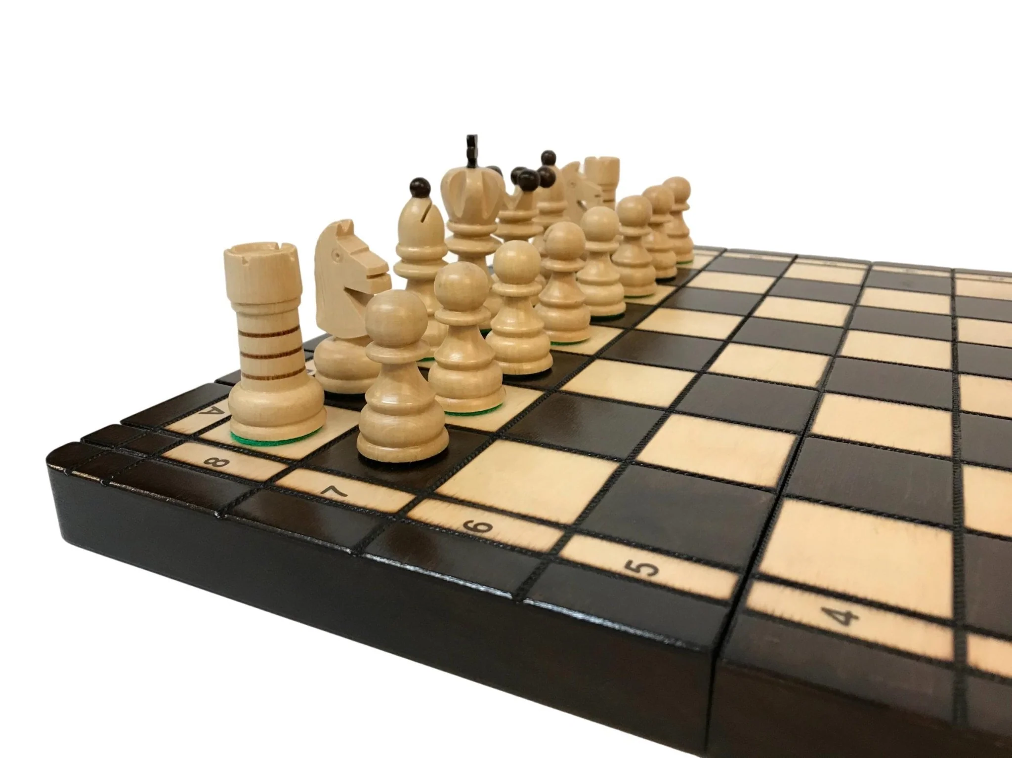 Jeu d'échecs - Coffre pyrogravé - Image 5