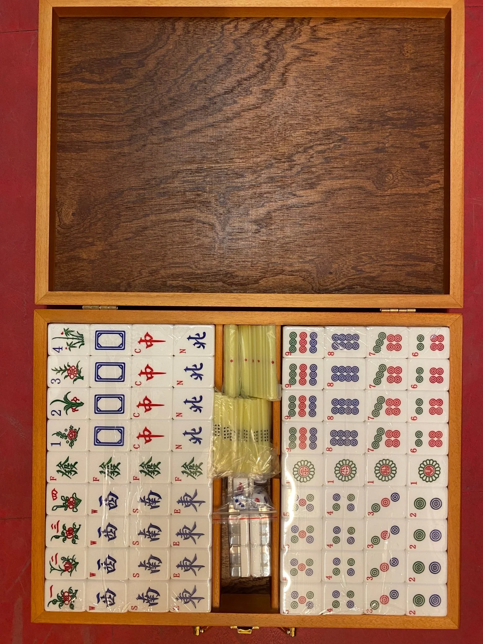 Mah-Jong - Coffret bois luxe - Tuiles Compétition - Image 3