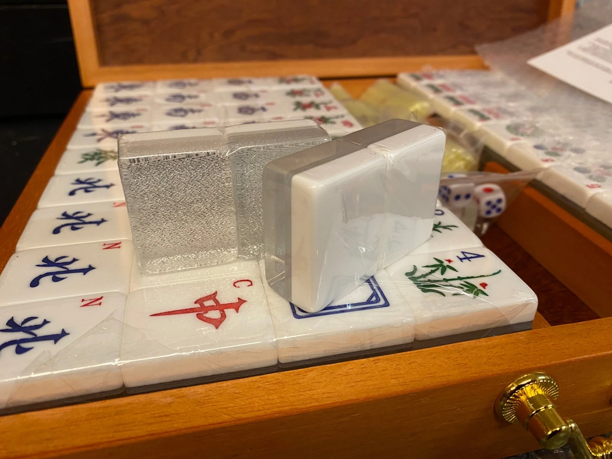 Mah-Jong - Coffret bois luxe - Tuiles Compétition - Image 4