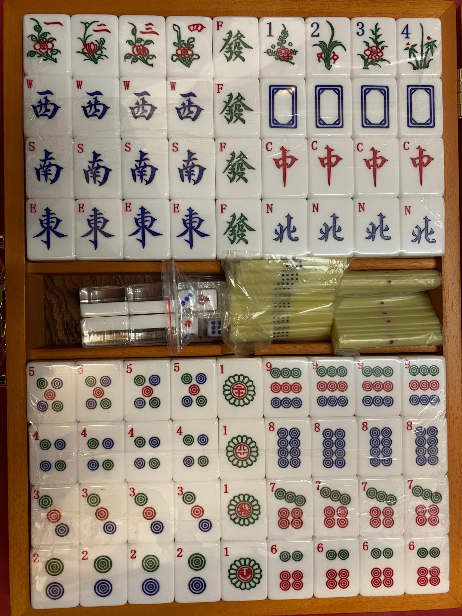 Mah-Jong - Coffret bois luxe - Tuiles Compétition - Image 6