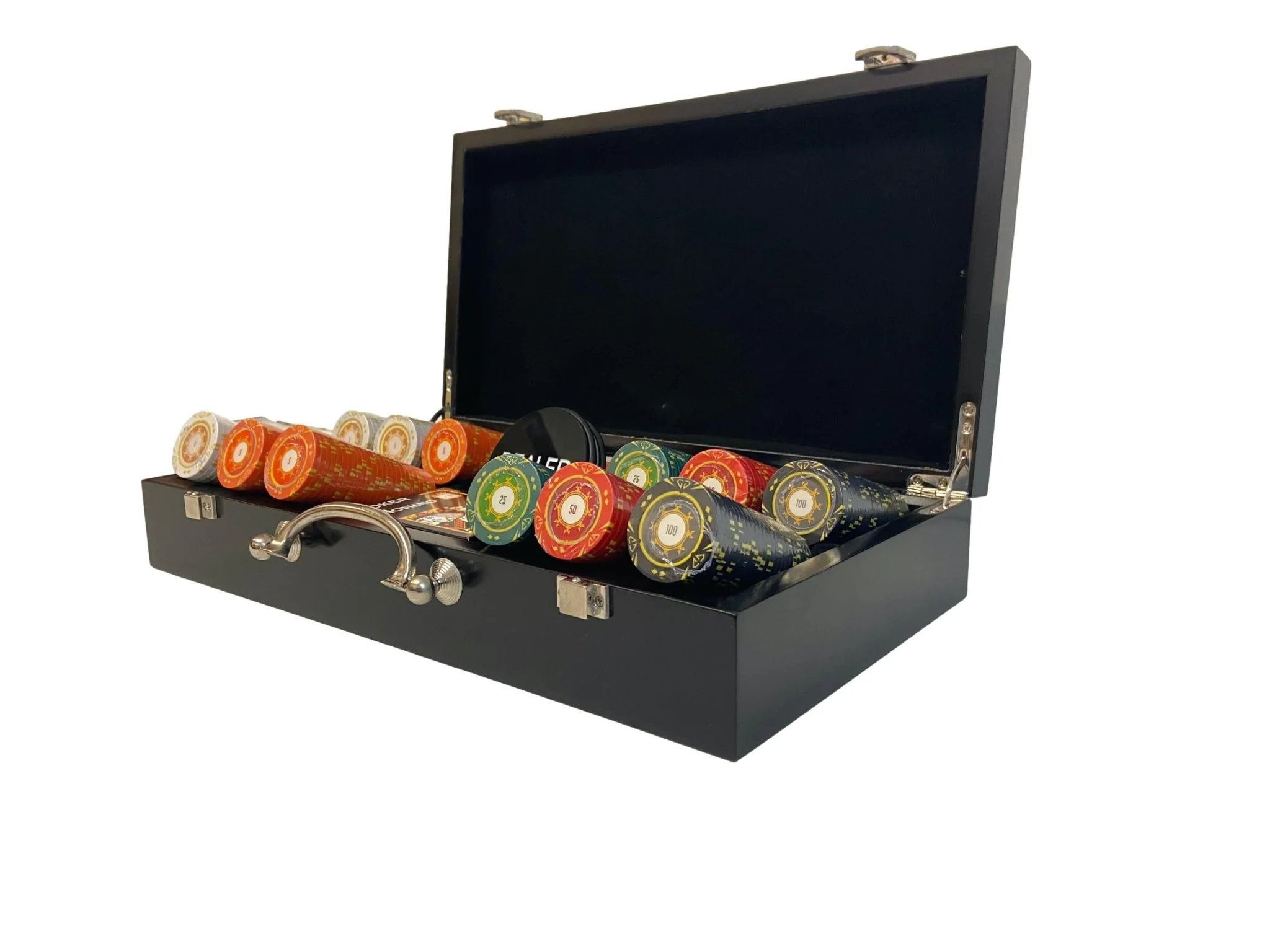 Mallette de 300 jetons - Bois- Sunshine - 14,5 gr - Image 3