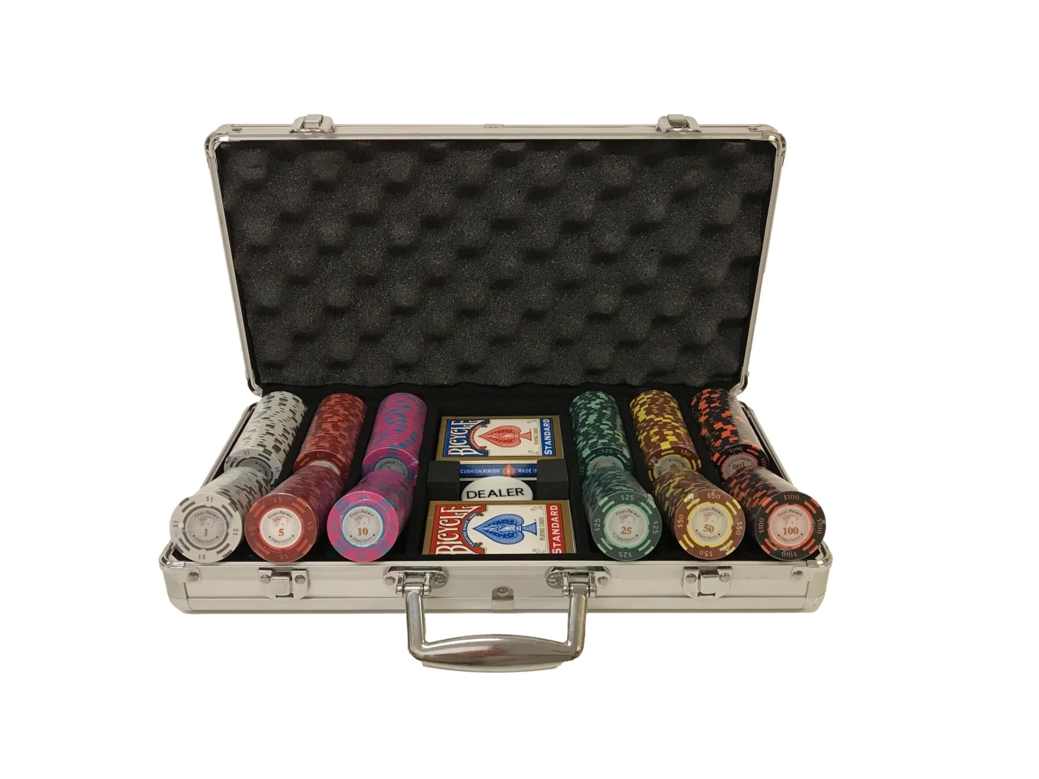 Mallette de 300 jetons - Chips Palace MC - 14,5 gr