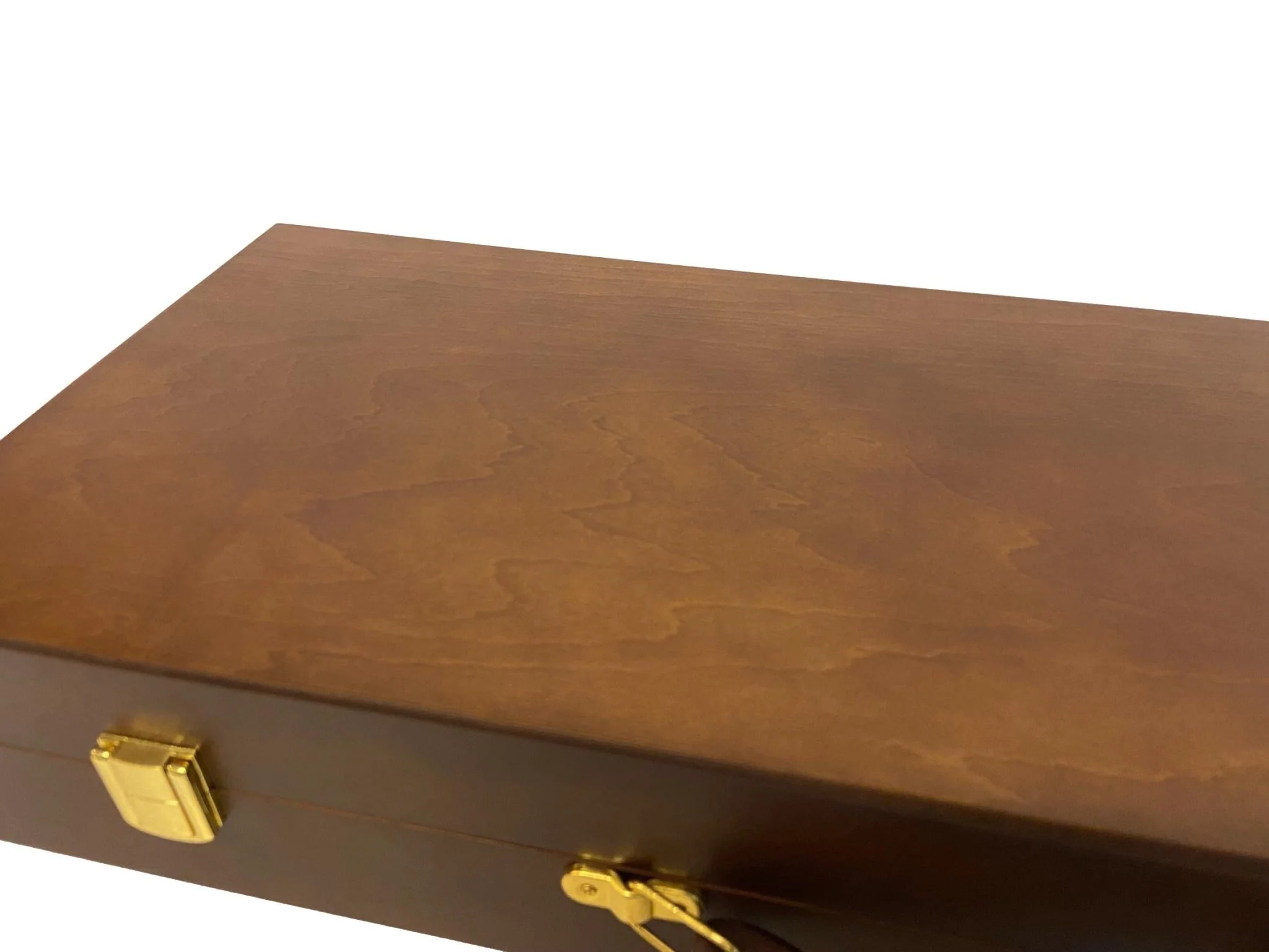 Mallette de 500 jetons - Bois avec racks - Vide - Image 6