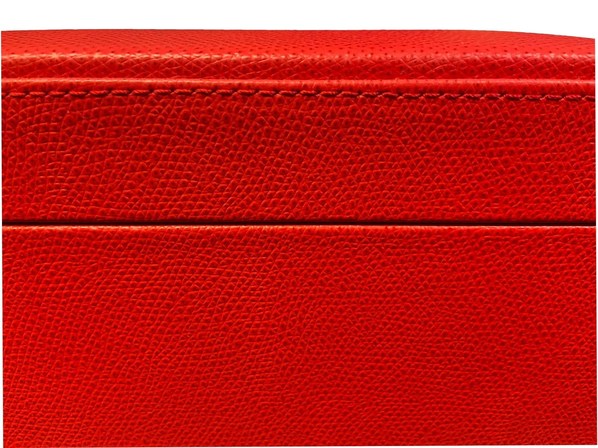 Mallette de poker en cuir grainé - Rouge - Image 8
