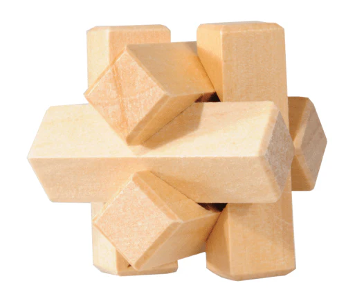 Mini casse-tête 3D en bois - Structure