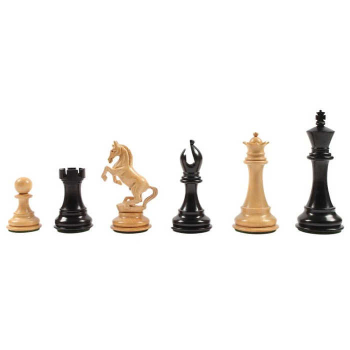 Pièces Cavalier Cabré en Ebène et Buis - Taille 5 - Chopra - Image 4