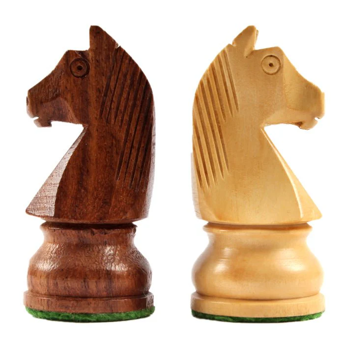 Pièces d'échecs Club en Buis et Acacia - Chopra - Image 2