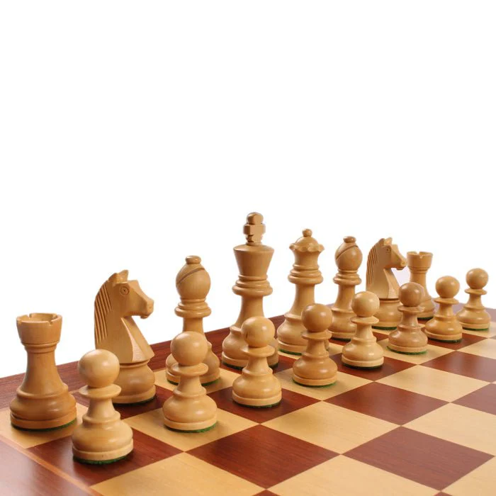 Pièces d'échecs Club en Buis et Acacia - Chopra - Image 5