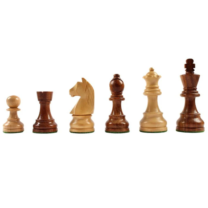 Pièces d'échecs Club en Buis et Acacia - Chopra - Image 7