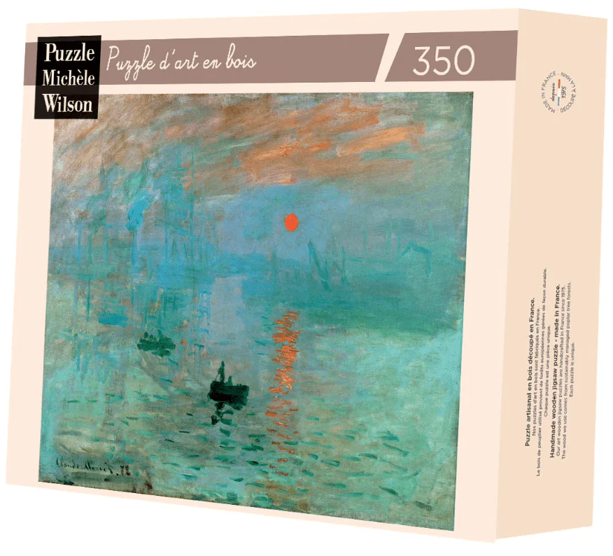 Puzzle Bois Michèle Wilson - 350 pièces - Impression, soleil levant - Monet