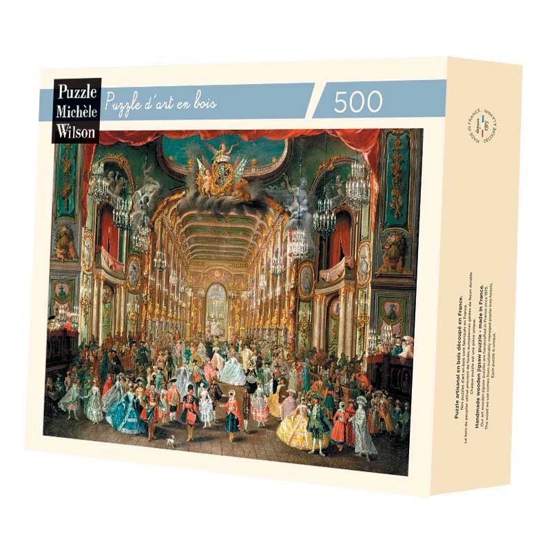 Puzzle Bois Michèle Wilson - 500 pièces - Bal masqué - Rousseau
