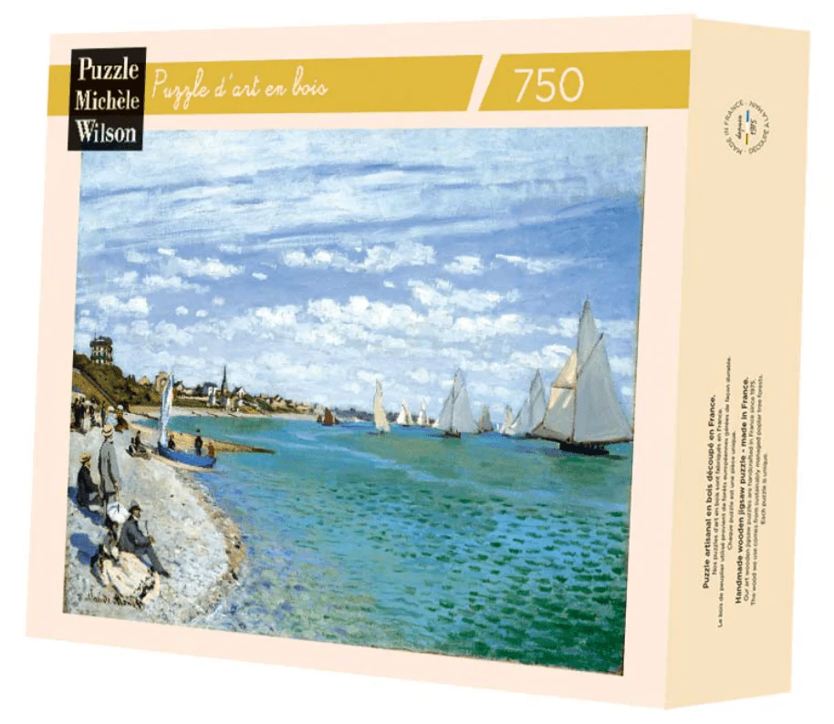 Puzzle Bois Michèle Wilson - 750 pièces - Régates à Sainte-Adresse - Monet