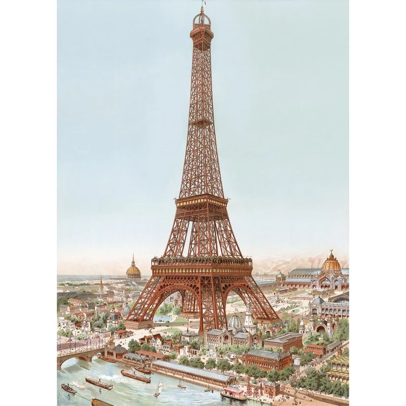 Puzzle Bois Michèle Wilson - 80 pièces - La Tour Eiffel - Tauzin - Image 2