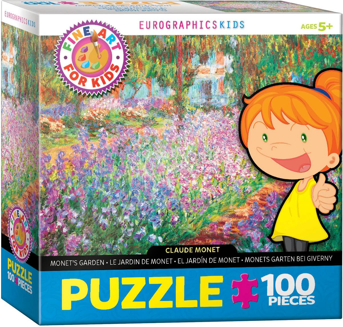 Puzzle Eurographics - 100 p - Le jardin de Monet - Monet - Image 3