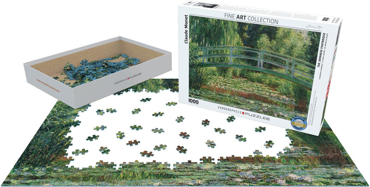 Puzzle Eurographics - 1000 p - Le pont japonais - Monet - Image 2