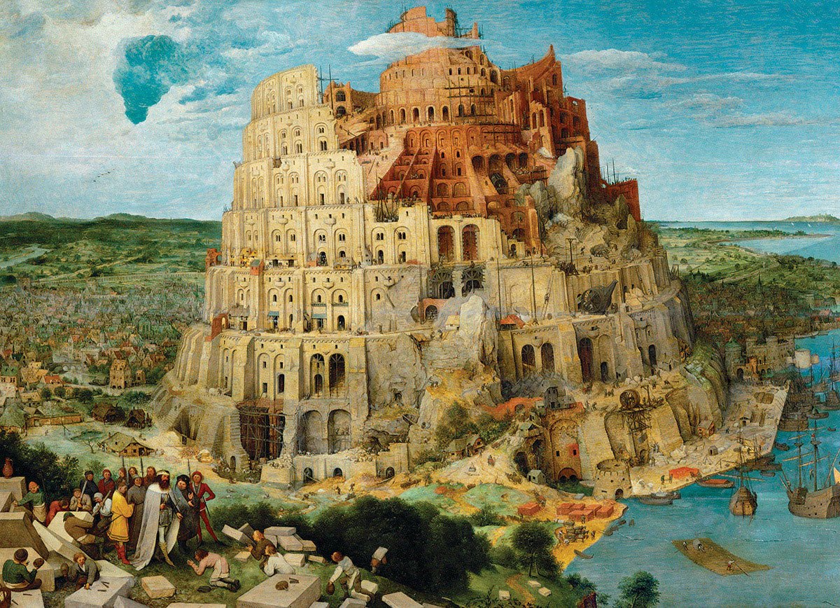 Puzzle Eurographics - 1000 p - La Tour de Babel - Pieter Bruegel - Image 2