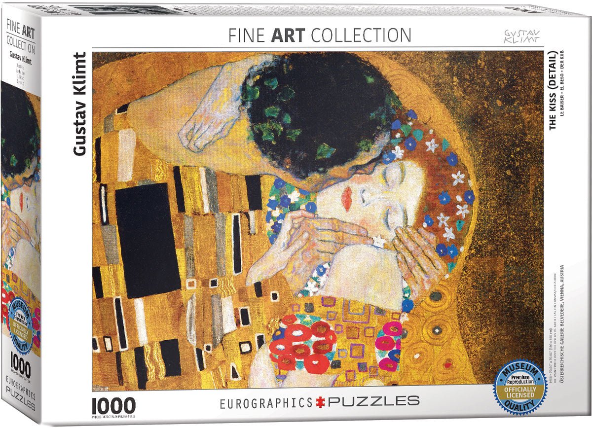 Puzzle Eurographics - 1000 p - Le Baiser (Détail) - Klimt